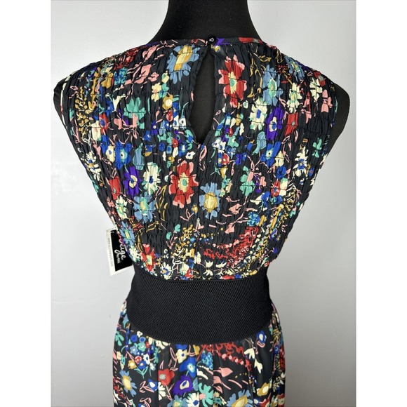 Beige By Eci Sleeveless Maxi Dress Small Floral Boho Cottage Core Maxi NWT - Picture 9 of 16